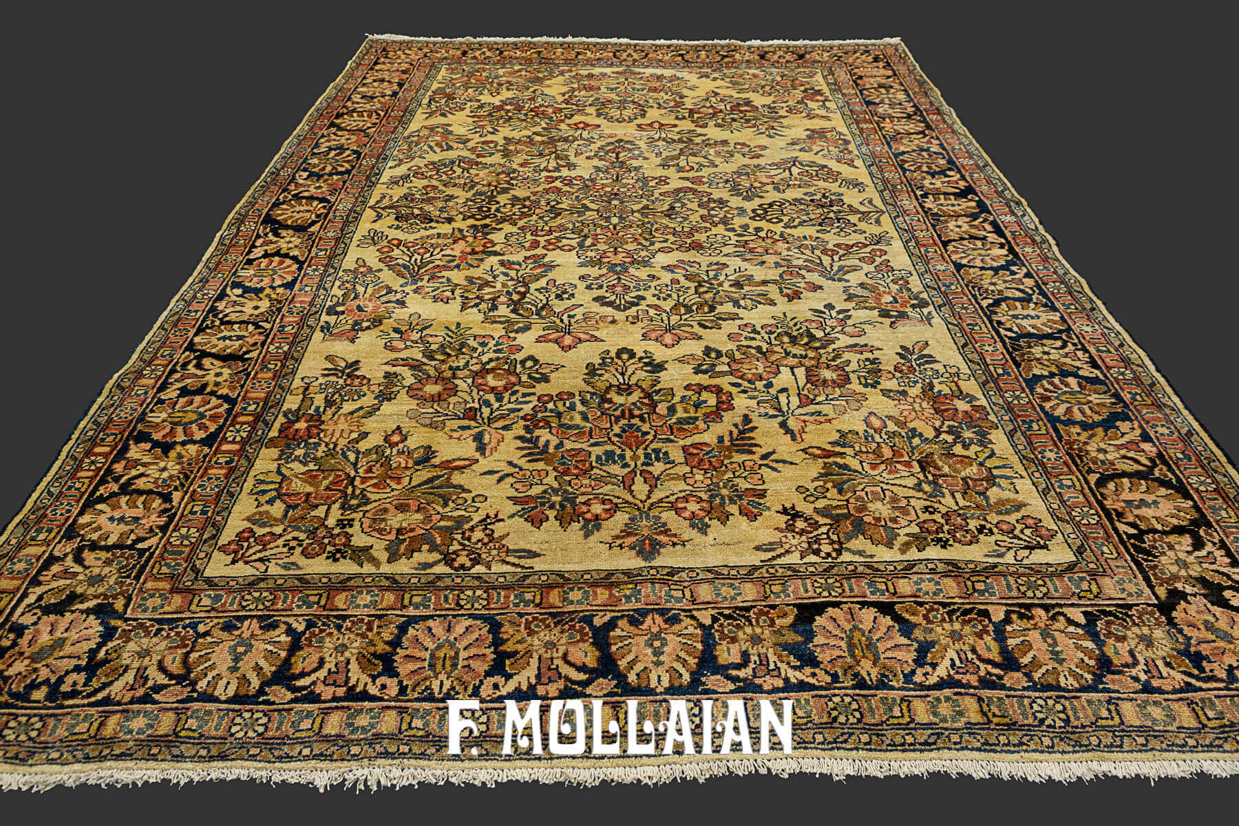 Hand-knotted Antique Persian Hamadan Rug n°:50201759
